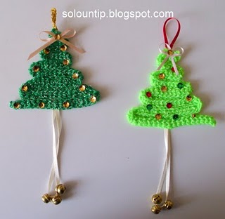 Decorazioni Per Albero Di Natale Alluncinetto Con Schemi.Come Fare Delle Decorazioni All Uncinetto Per L Albero Di Natale Tutorial E Schemi