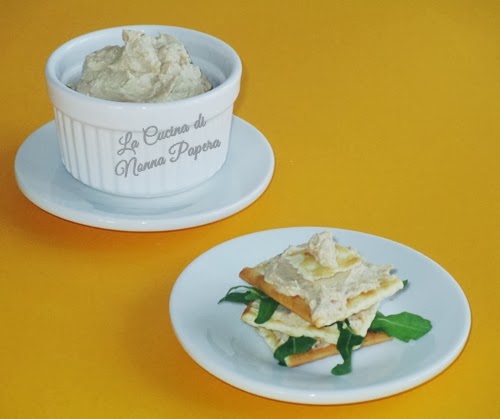 Il menù della settimana: crema di tonno e alici, risotto al radicchio e fagioli, peperoni ripieni e crostata
