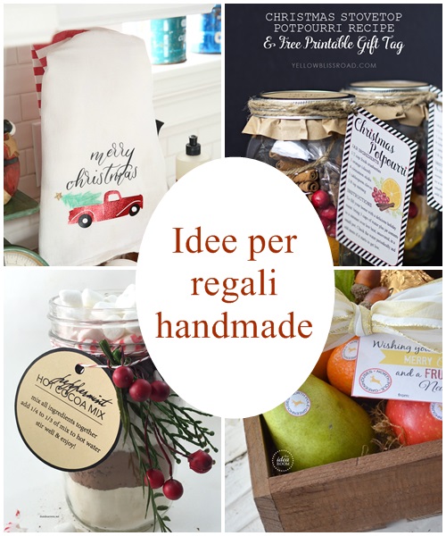 Idee Regalo Natale Handmade.Idee Per Regali Di Natale Handmade