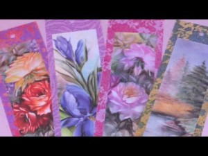 Segnalibro merlè a decoupage Segnalibro merlè a decoupage