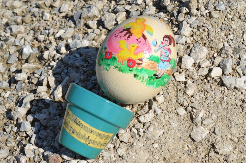 uovo decoupage