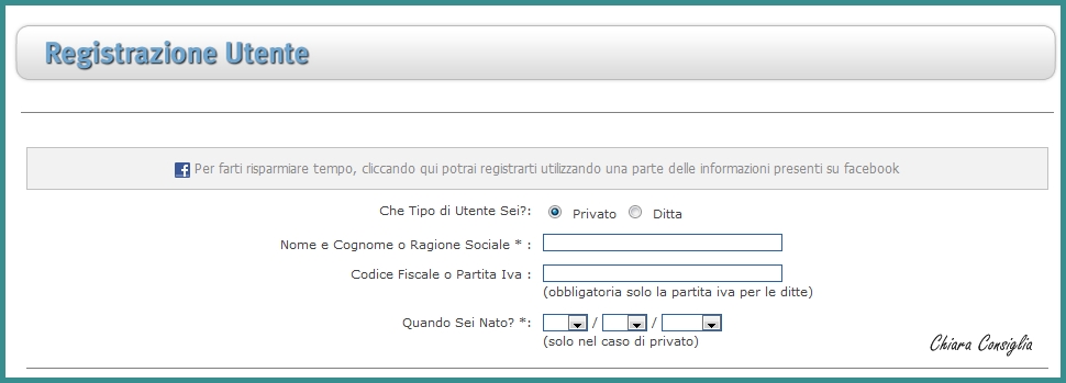 registrazione