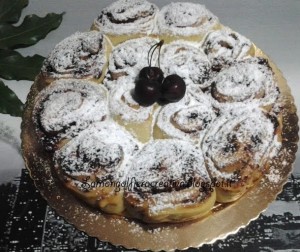 torta di rose marmellata e mandorle