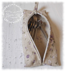 Josephine Osthoff Portachiavi In Pelle Vera Verde 973/59, Con Protezione RFID, Fatto A Mano (12x8 Cm)
