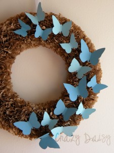 Farfalle di carta per un fuoriporta